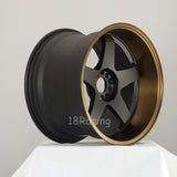Rota Wheels P-45 R 1812 5X114.3 20  73 Satin Black / Sport Bronze Lip