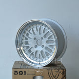 Rota Wheels Flush 1570 4X100 10 67.1 White with Polish Lip