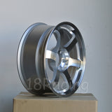 Rota Wheels Grid  20x8.5  6x139.7 10 110 Full Royal Silver with No Caps.