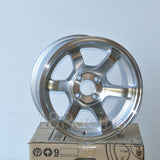 Rota Wheels Grid Concave 1590 4X100 36 67.1 Full Polish Silver