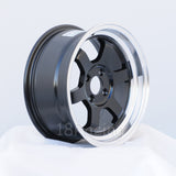 Rota Wheels Grid V 1570 4X100 20 67.1 Black with Polish Lip