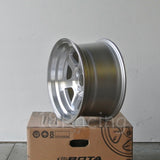 Rota Wheels Grid V 1590 4X100 0 67.1 Full Polish Silver