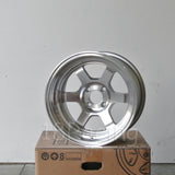 Rota Wheels Grid V 1570 4X100 0 67.1 Full Polish Silver