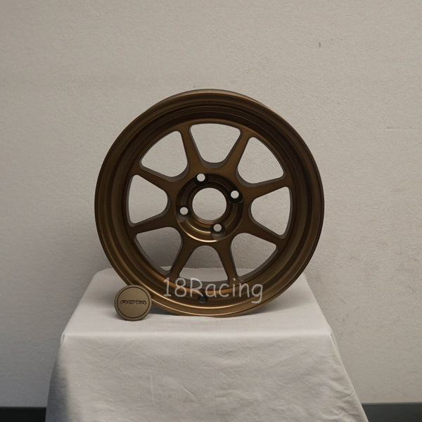 ROTA HUNTER Wheels - 15x7, 35mm Offset, 4x100 Bolt Pattern, 67.1 Hub, Full Royal Sport Bronze