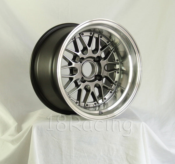 Rota Wheels Kensei 1590 4X114.3 0 73 Hyperblack with Polish Lip