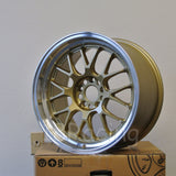 Rota Wheels MXR-R 1895 5x100 38 73 Gold with Polish Lip