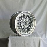 Rota Wheels Os Mesh 1570 4X100 25 57.1 Silver with Polish Lip