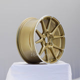 Rota Wheels STW 1780 5x100 44 73 Gold with Polish Lip