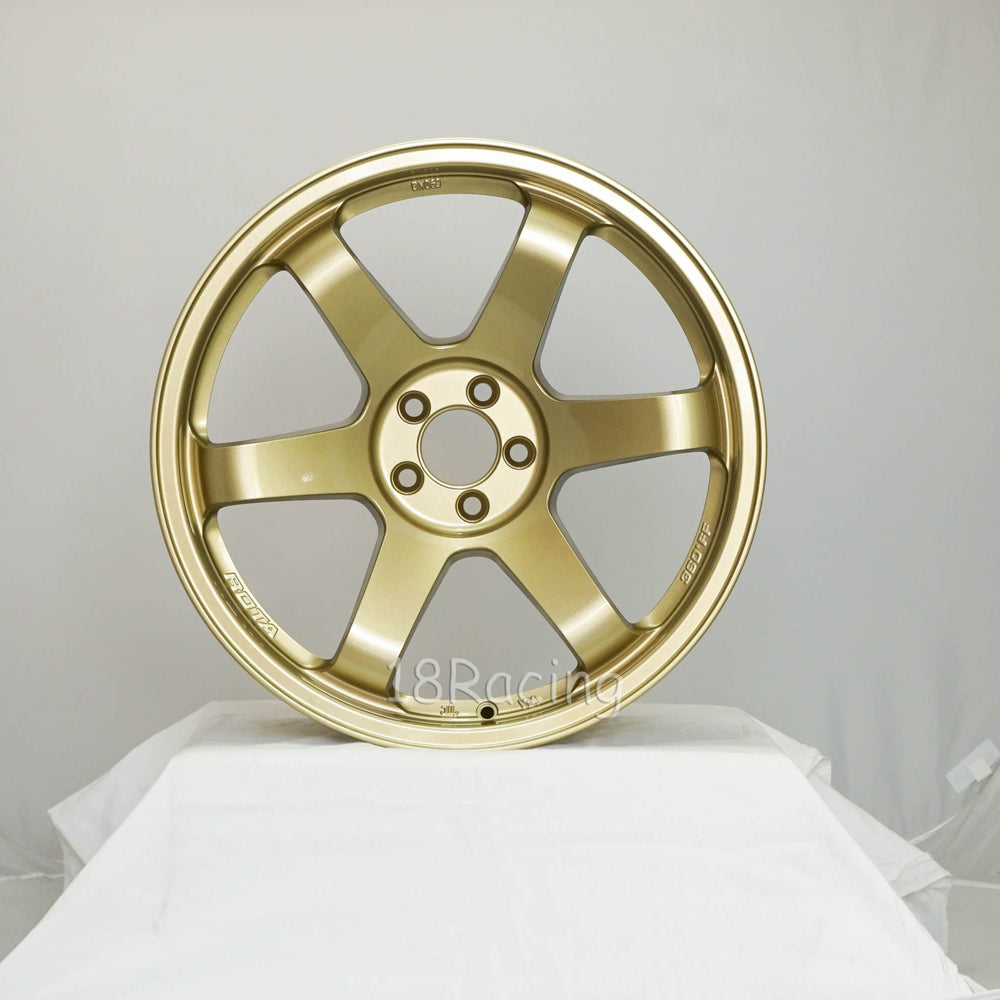 Rota Wheels Flow Formed  FF  Grid 1895 5x100 38 73 Gold
