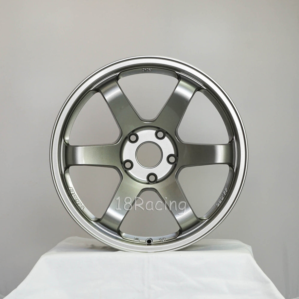Rota Wheels Flow Formed  FF Grid 1895 5x120 38  64.1  Steel Grey