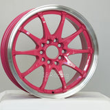 Rota Wheels Fighter 10 1670 5X100/114.3 40 73 Pink with Polish Lip