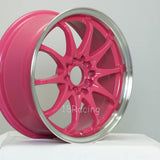 Rota Wheels Fighter 10 1670 5X100/114.3 40 73 Pink with Polish Lip