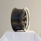 Rota Wheels Grid V 1570 4X110 20 73 Gunmetal with Polish Lip