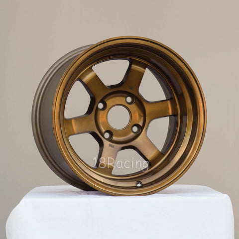 Rota Wheels Grid V 1590 4X100 -15 67.1 Full Royal Sport Bronze