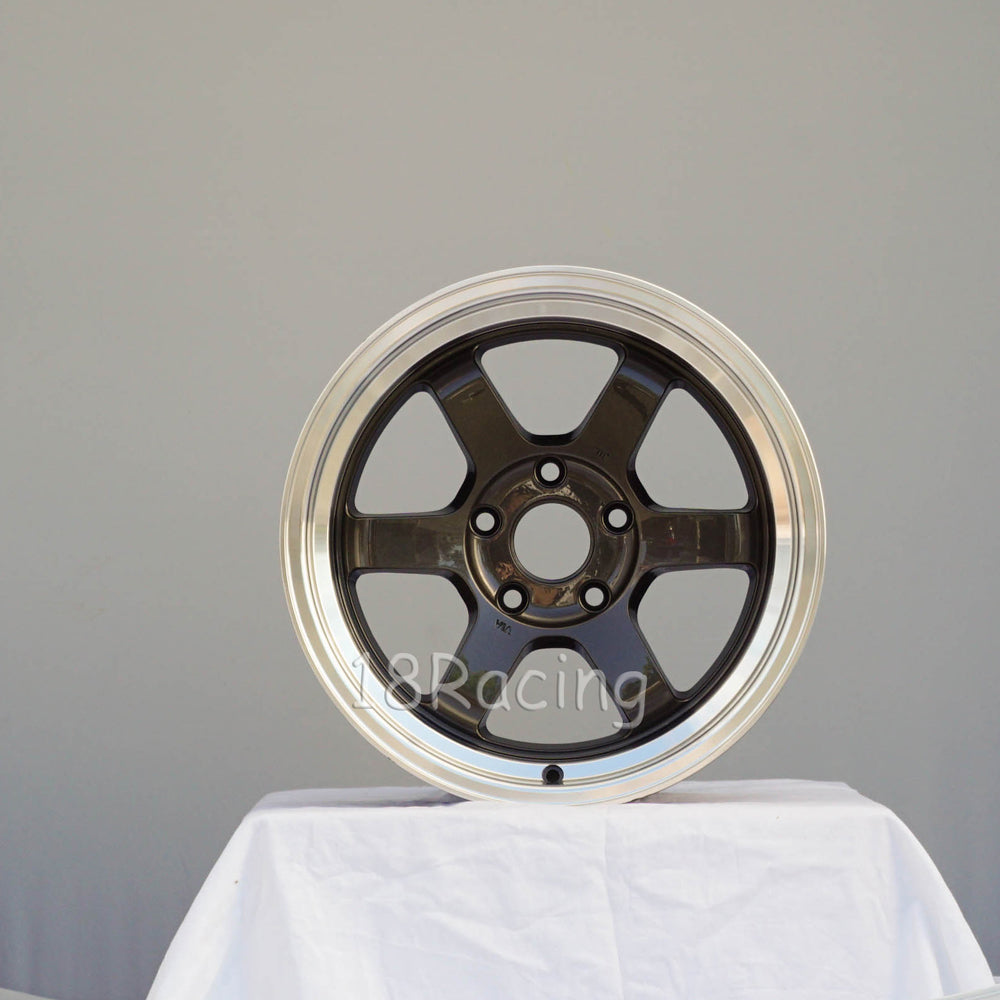 Rota Wheels Grid V 1680 5X114.3 20 73 Gunmetal with Polish Lip