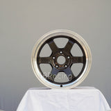 Rota Wheels Grid V 1680 5X114.3 20 73 Gunmetal with Polish Lip