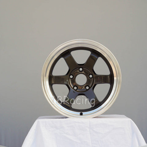 Rota Wheels Grid V 1680 5X114.3 20 73 Gunmetal with Polish Lip