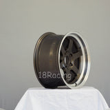 Rota Wheels Grid V 1680 5X114.3 20 73 Gunmetal with Polish Lip