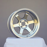 Rota Wheels Grid V 1690 4X114.3 -15 73 Full Polish Silver