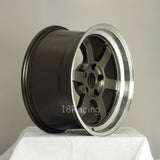 Rota Wheels Grid V 1790 5X114.3 20  73 Gunmetal With Polish Lip