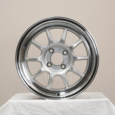 Rota Wheels GT3 1670 4X100 40 67.1 Silver with Polish Lip