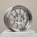 Rota Wheels GT3 1570 4X100 40 67.1 Silver with Polish Lip