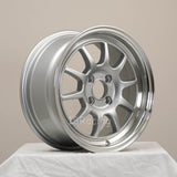 Rota Wheels GT3 1570 4X100 40 67.1 Silver with Polish Lip