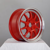Rota Wheels GT3 1670 5x114.3 40 73 Red with Polish Lip