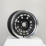 Rota Wheels HB10 1570 4X100 35 67.1 Flat black with Polish Lip
