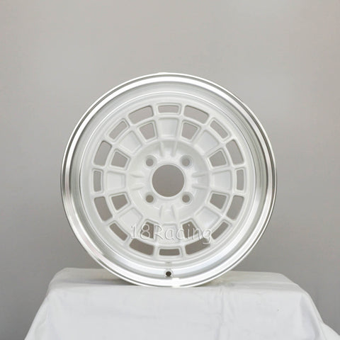 Rota Wheels HB10 1570 4X100 35 67.1 Flat black with Polish Lip