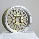 Rota Wheels Kensei 1570 4X110 25 73  Gold with Polish Lip