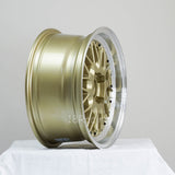 Rota Wheels Kensei 1570 4X114.3 25 73  Gold with Polish Lip