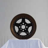 Rota Wheels Kyusha 1580 4X100 0 67.1 Satin Black Sport Bronze