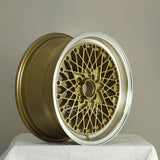 Rota Wheels Os Mesh 1570 4X114.3 20 73 Gold with Polish Lip