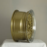 Rota Wheels Os Mesh 1570 4X114.3 20 73 Gold with Polish Lip