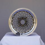 Rota Wheels Os Mesh 1580 4X100 20 67.1 Hyperblack with Polish Lip