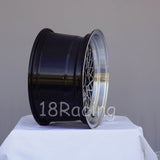 Rota Wheels Os Mesh 1580 4X100 20 67.1 Hyperblack with Polish Lip