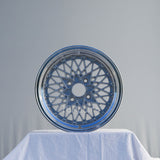 Rota Wheels Os Mesh 1580 4X100 20 67.1 Silver with Polish Lip