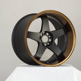 Rota Wheels P-45 R 1812 5X114.3 20  73 Satin Black / Sport Bronze Lip