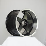 Rota Wheels P-45 R 1812 5X114.3 20  73 BLACK WITH POLISH LIP
