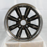Rota Wheels RB R 1680 4X100 10 67.1 Gunmetal with Polish Lip