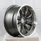 Rota Wheels RB R 1680 4X100 10 67.1 Gunmetal with Polish Lip