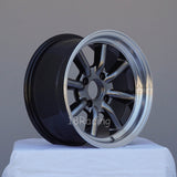 Rota Wheels RKR 1580 4X114.3 0 73 Hyperblack with Polish Lip