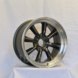 Rota Wheels RKR 1785 4X114.3 -10 73 Gunmetal with Polish Lip