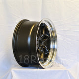 Rota Wheels RKR 1785 4X114.3 -10 73 Gunmetal with Polish Lip