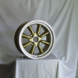 Rota Wheels RKR 1785 4X114.3 4 73 Gold with Polish Lip