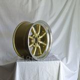 Rota Wheels RKR 1785 4X114.3 4 73 Gold with Polish Lip