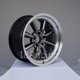 Rota Wheels RKR 1785 5X114.3 -10 73 Hyperblack with Polish Lip