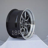 Rota Wheels RKR 1785 5X114.3 -10 73 Hyperblack with Polish Lip