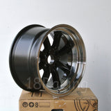 Rota Wheels RKR 1795 4X114.3 -20 73 Gunmetal with Polish Lip